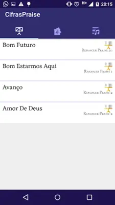 Renascer Praise Cifras android App screenshot 4